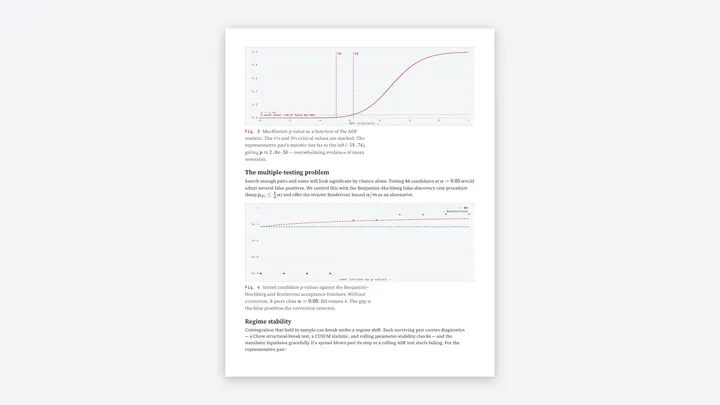 Statistical Arbitrage Backtester, image 4