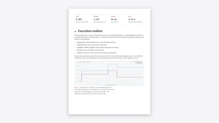 Statistical Arbitrage Backtester, image 5