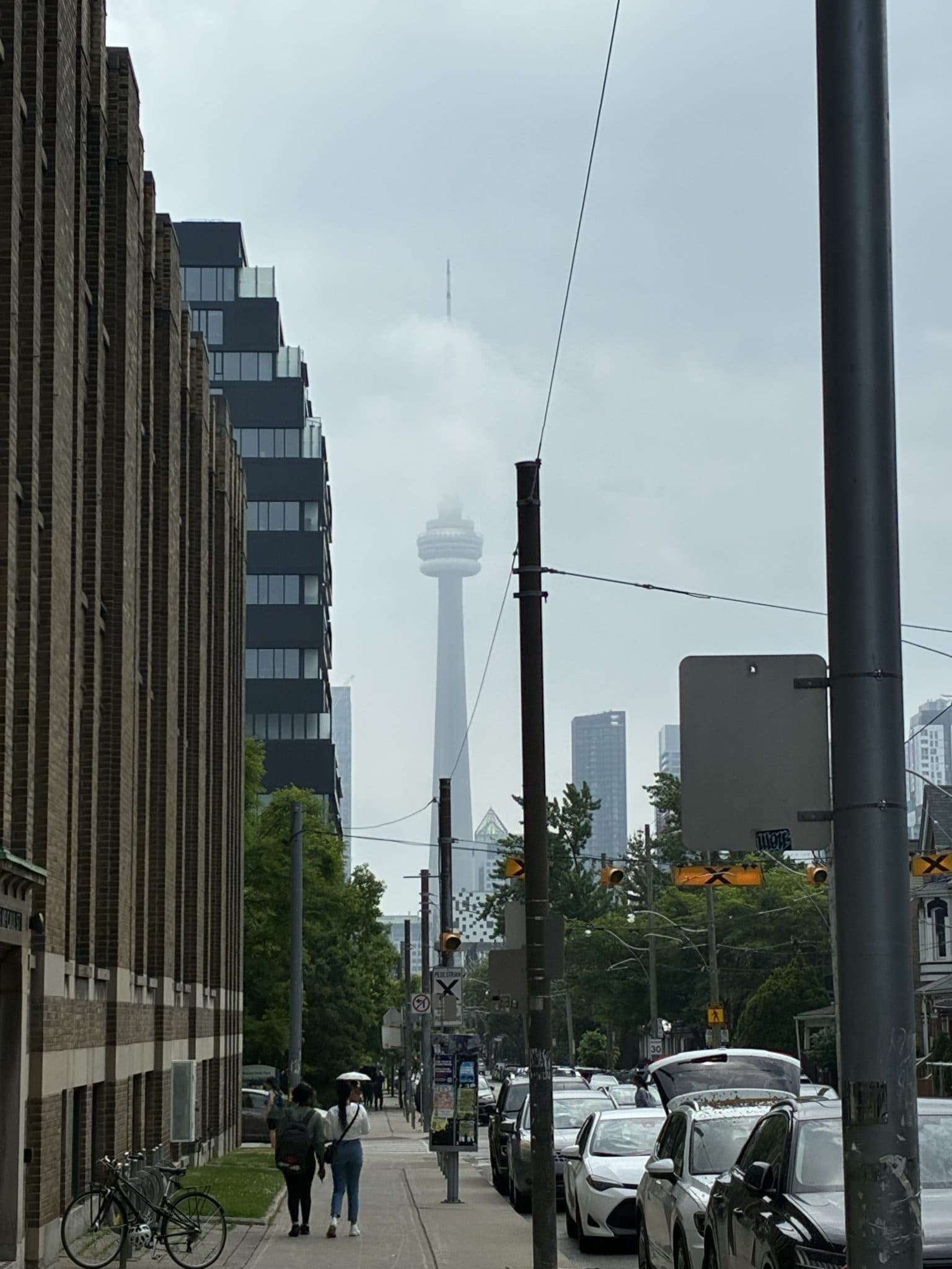 CN Tower in the fog