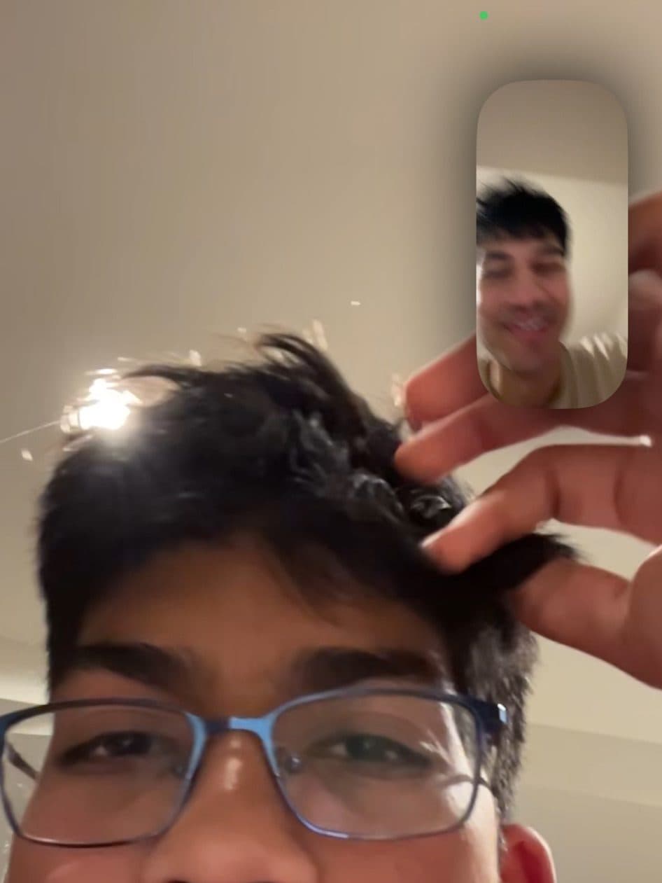 FaceTime with the bro