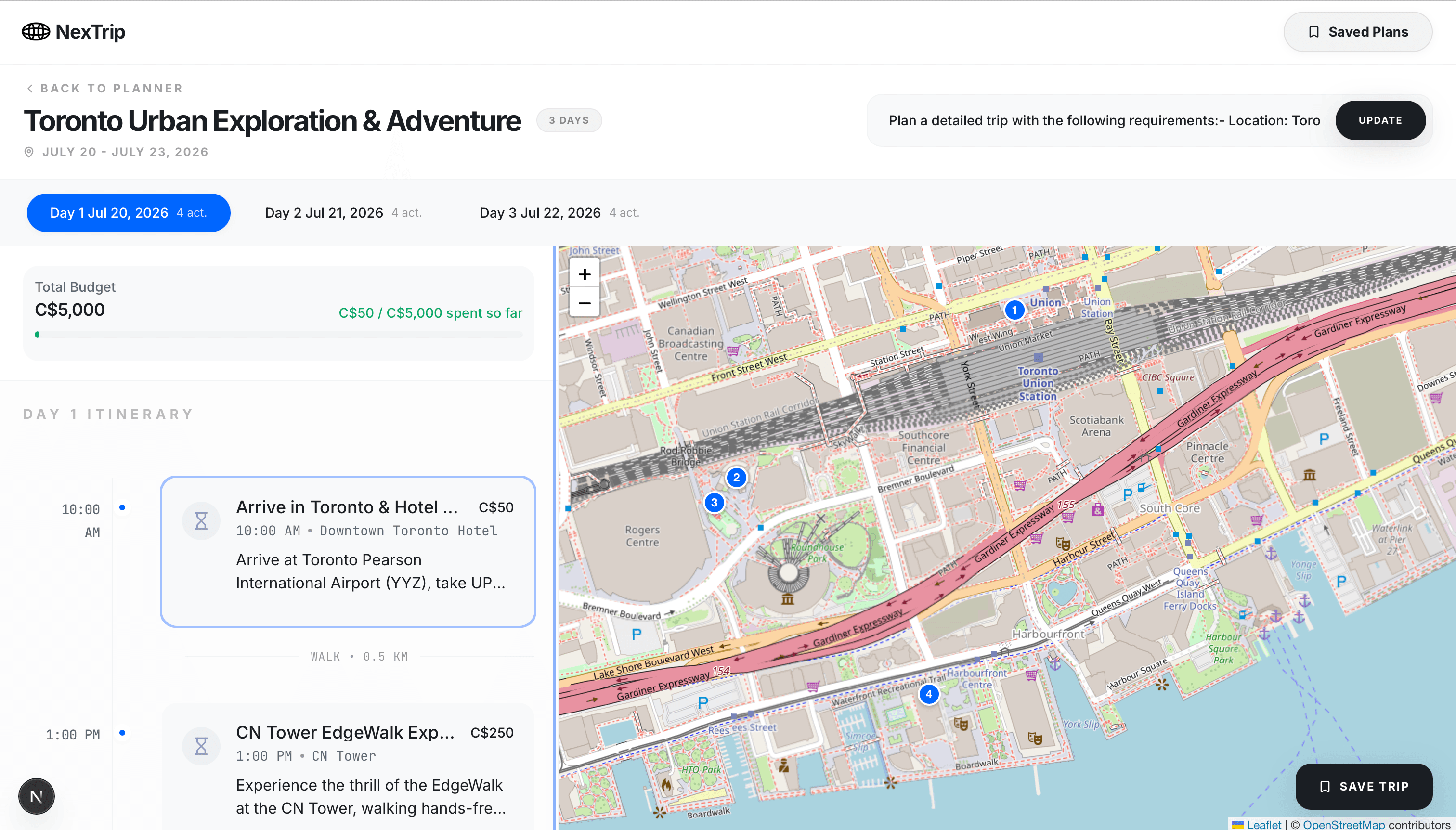 NexTrip screenshot 3