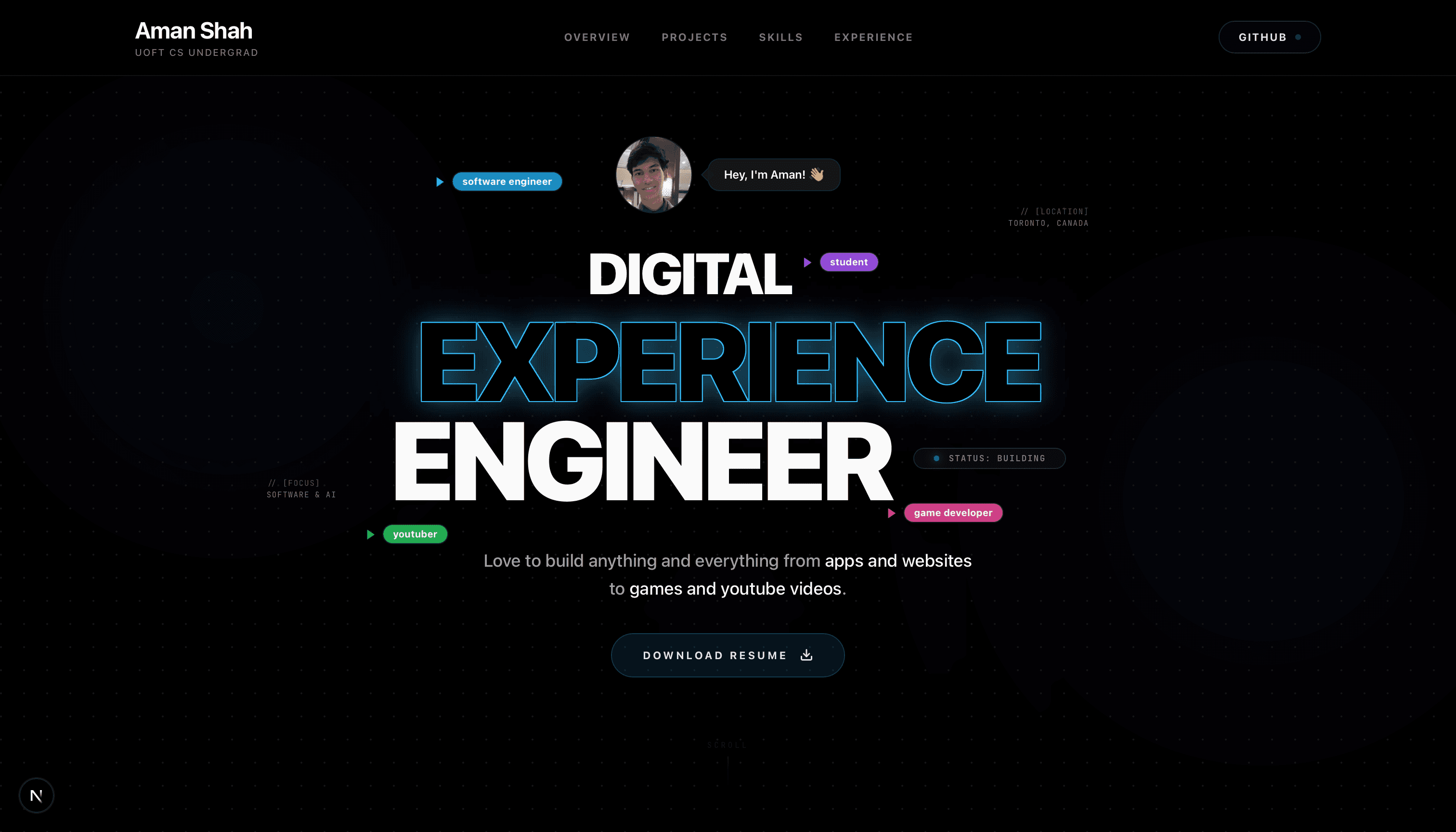 Portfolio Site screenshot
